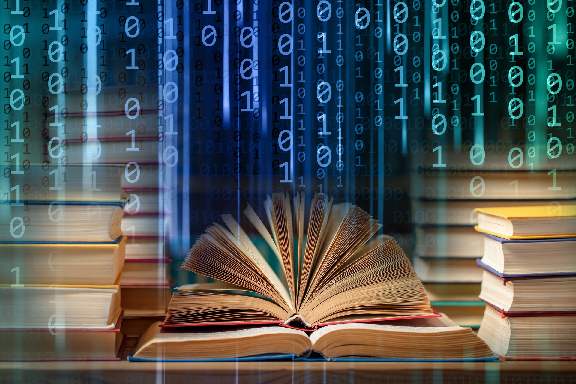 E-learning (online reading, e-book, online education) concept